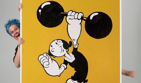 A feminine Popeye. Photo credit: Ella Faust