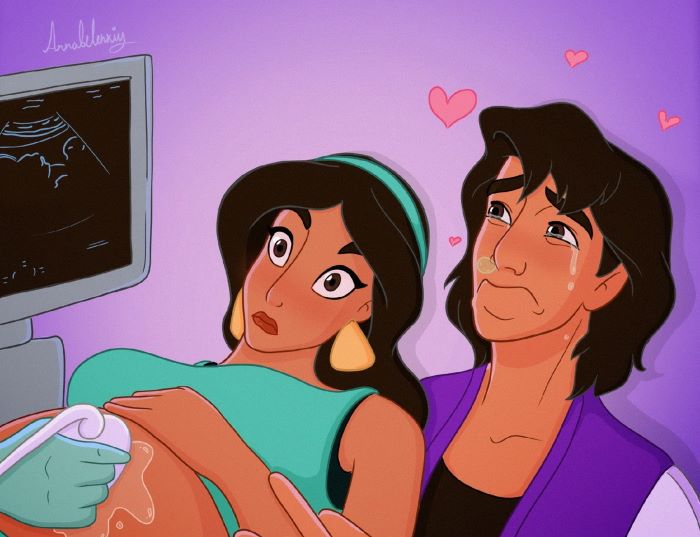 Jasmine and Aladdin. Credit: Anna Belenkiy Jasmine and Aladdin. Credit: Anna Belenkiy