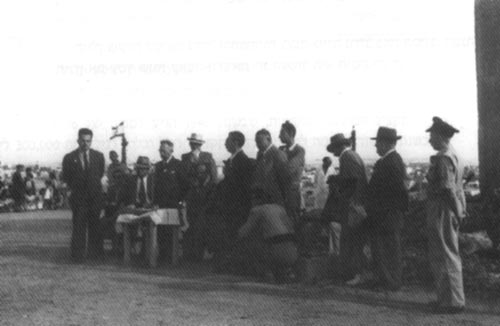 טקס הנחת אבן פינה לשיכון